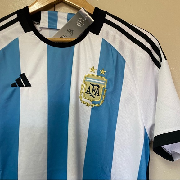 Adidas Argentina 2022 FIFA World Cup Soccer Home Jersey HF2157 size Large W/Tag - Picture 2 of 11